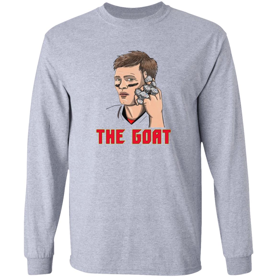Tom Brady The Goat Shirt Tampa Bay - Teechipus