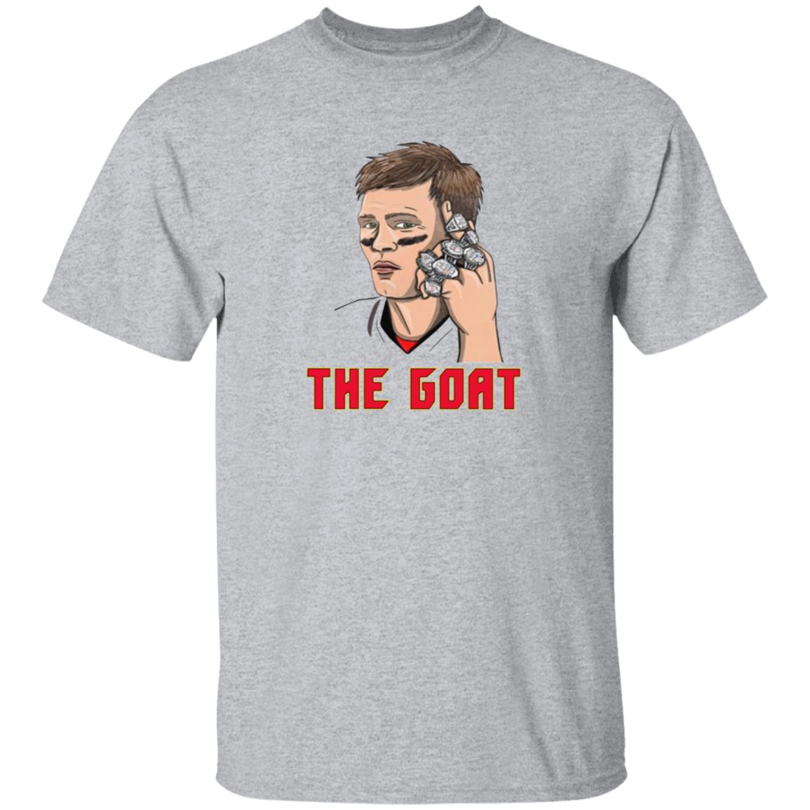 Tom Brady The Goat Shirt Tampa Bay - Teechipus