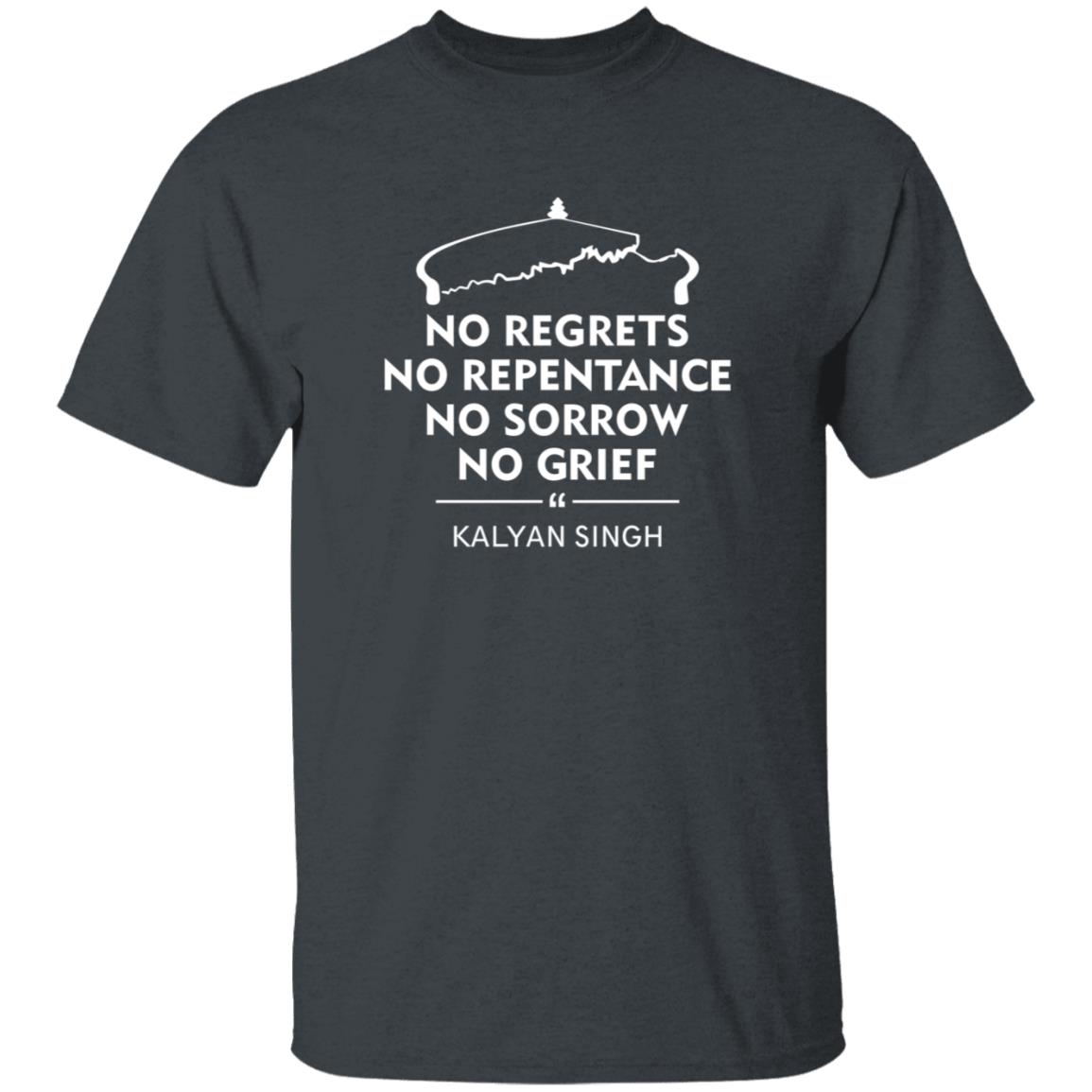 No Regrets No Repentance No Sorrow No Grief Shirt No Regrets No Repentance Shirt - Teechipus