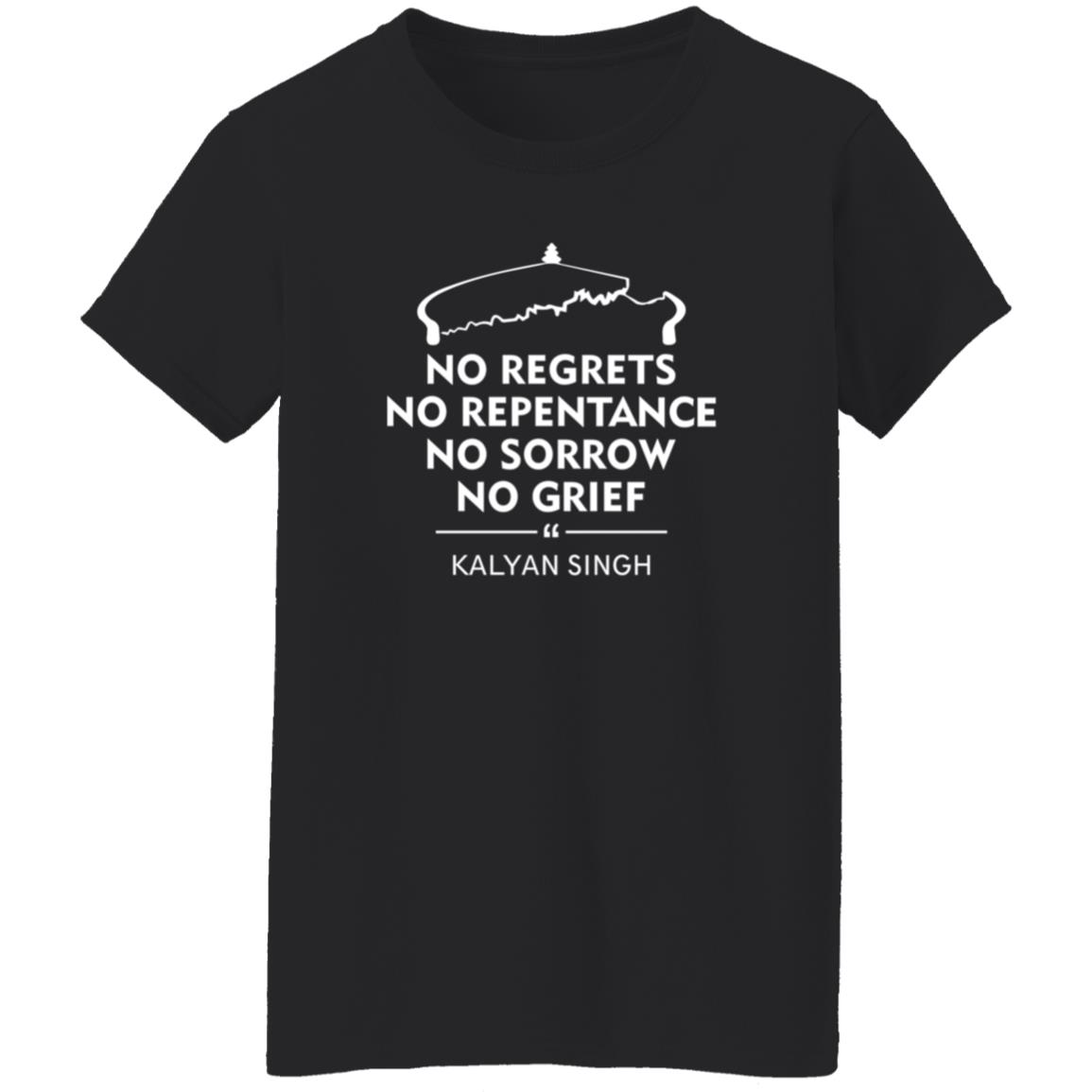 No Regrets No Repentance No Sorrow No Grief Shirt No Regrets No Repentance Shirt - Teechipus