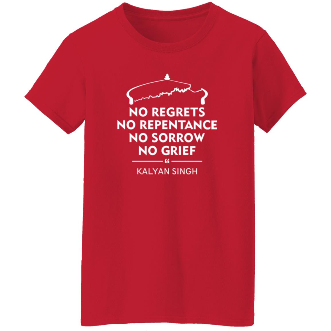 No Regrets No Repentance No Sorrow No Grief Shirt No Regrets No Repentance Shirt - Teechipus