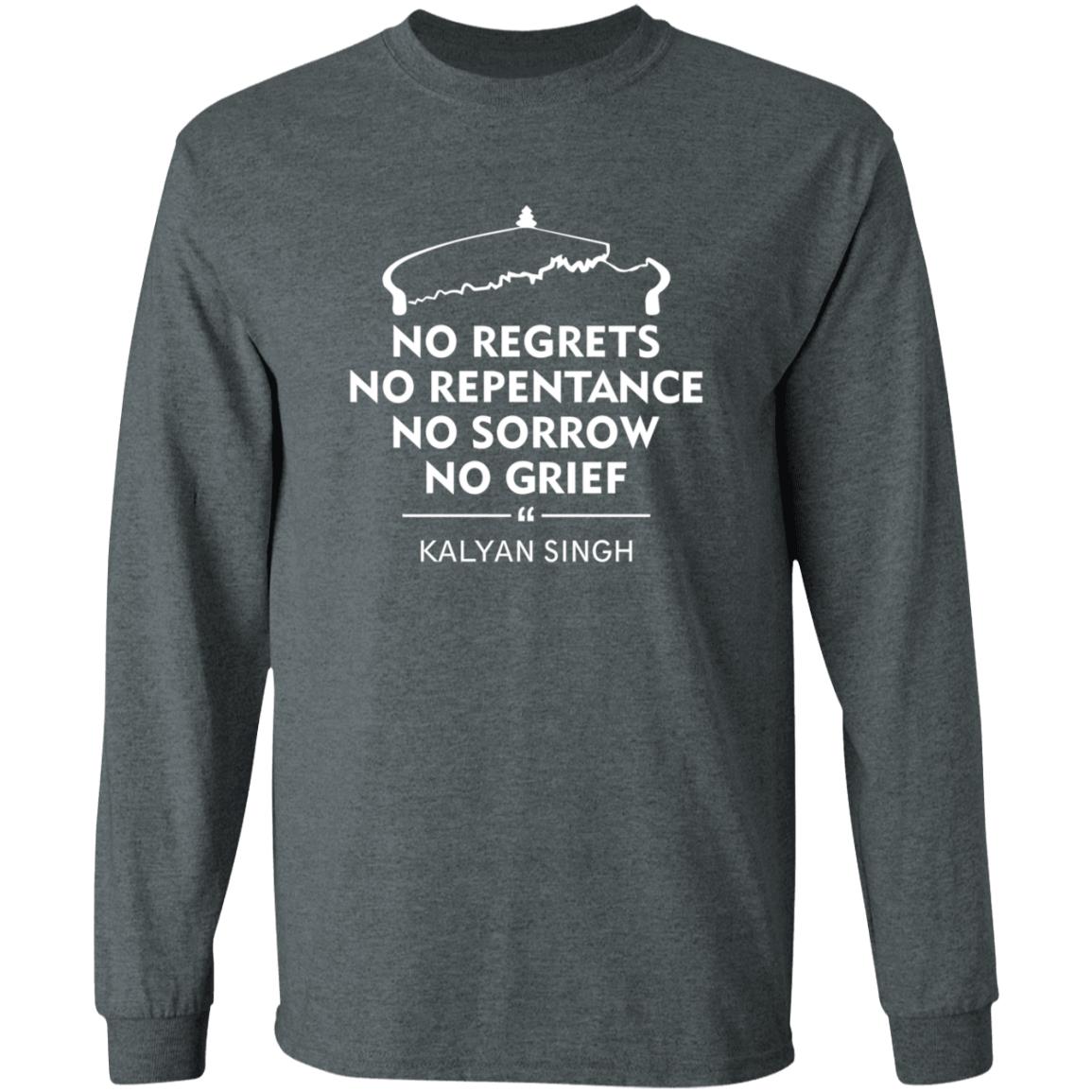 No Regrets No Repentance No Sorrow No Grief Shirt No Regrets No Repentance Shirt - Teechipus