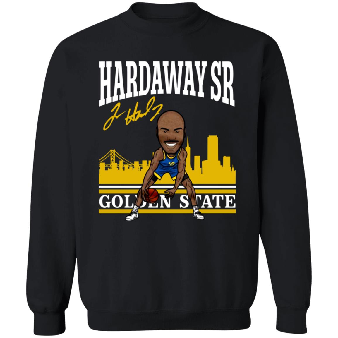 Tim Hardaway Toon Y Wht Shirt 500Level Merch Tim Hardaway Toon Y Wht Shirt Hoodie Sweatshirt - Teechipus