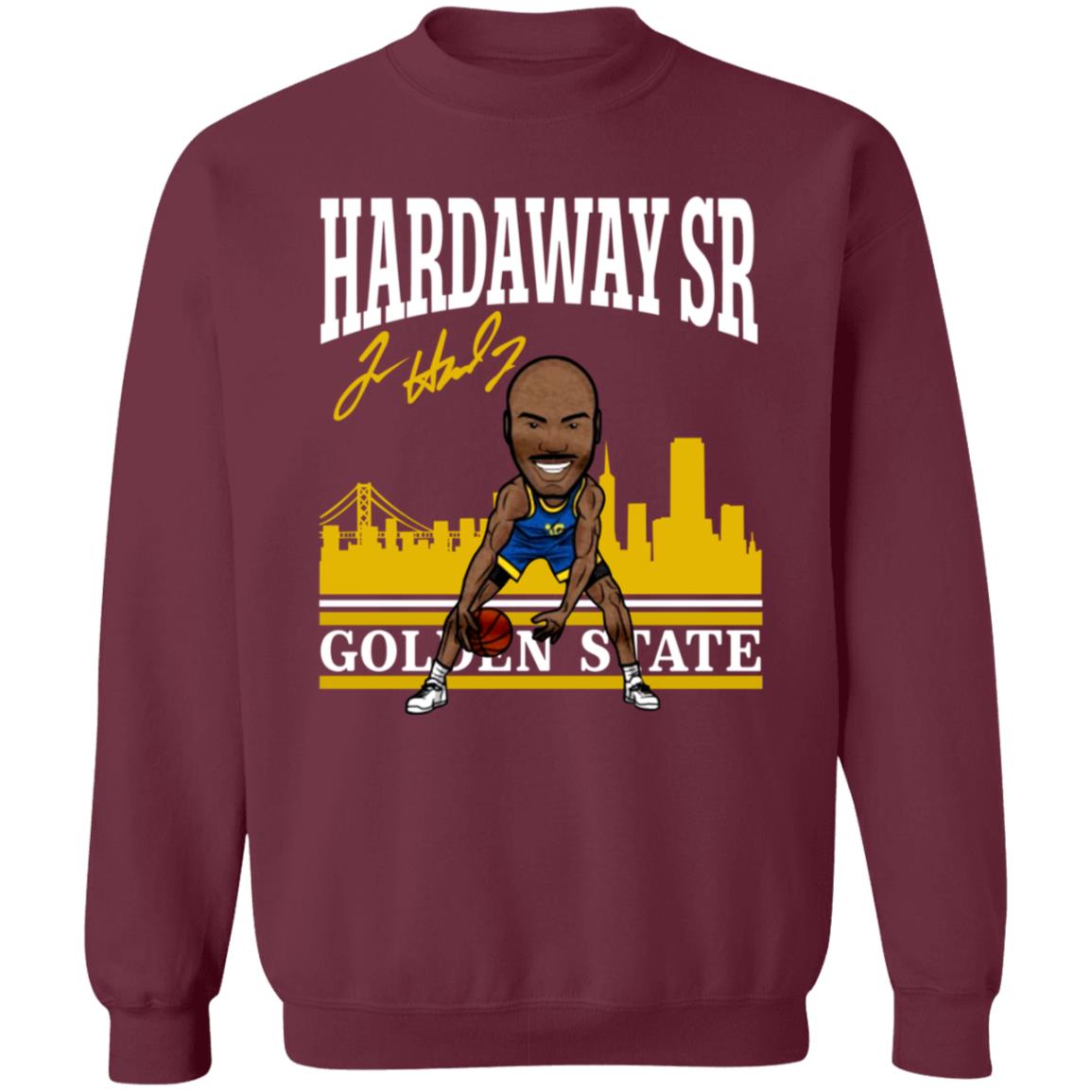 Tim Hardaway Toon Y Wht Shirt 500Level Merch Tim Hardaway Toon Y Wht Shirt Hoodie Sweatshirt - Teechipus
