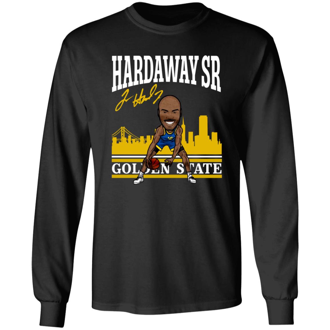 Tim Hardaway Toon Y Wht Shirt 500Level Merch Tim Hardaway Toon Y Wht Shirt Hoodie Sweatshirt - Teechipus