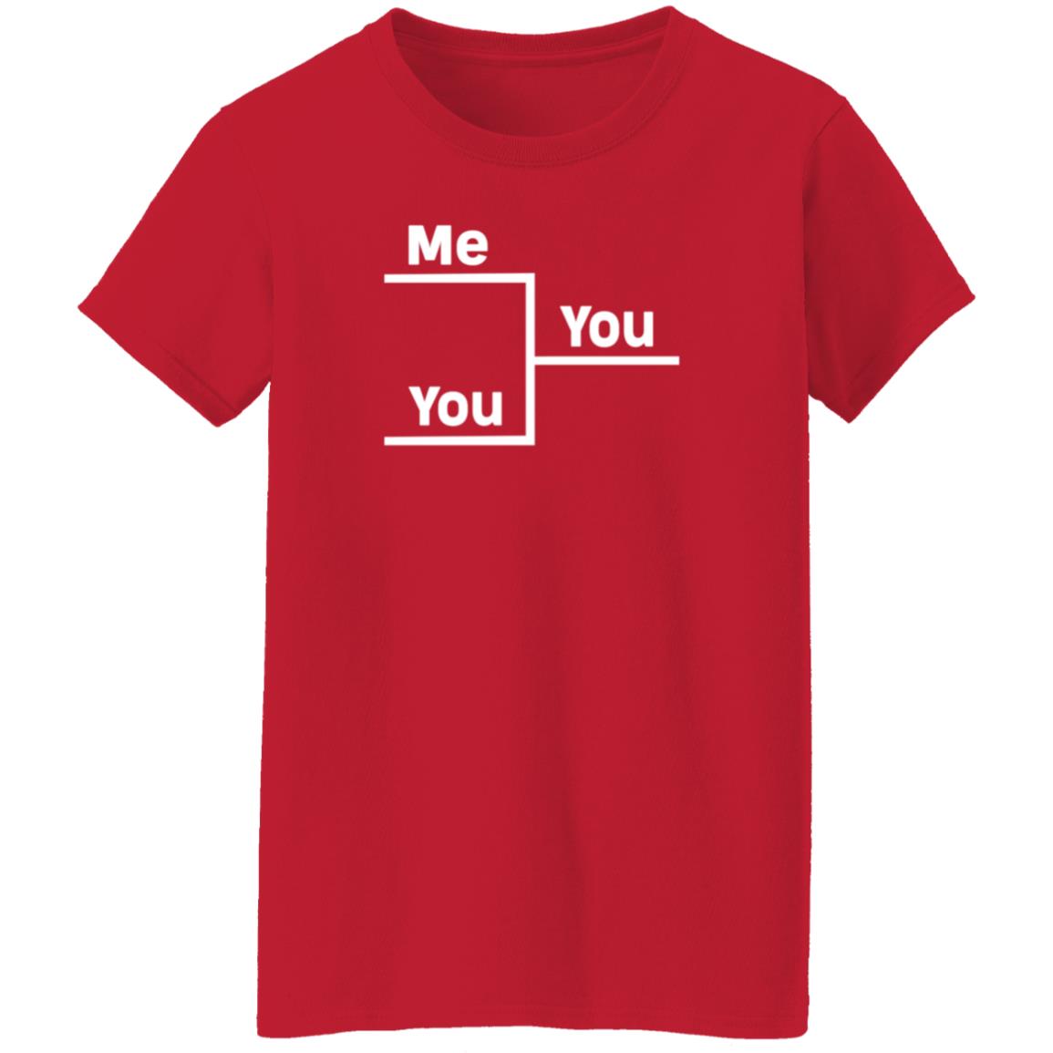 Me Vs You In Bracket Shirt Andrew Nestico You Me Bracket Winning Shirt - Teechipus