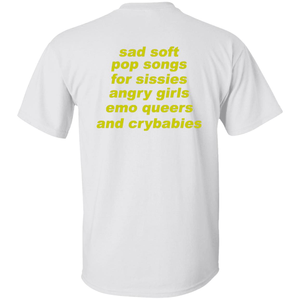 Muna Sad Soft Pop Songs Shirt Whereis Muna Merch Sad Soft Pop Songs For Sissies Angry Girls Emo Queers And Crybabies Shirt - Teechipus
