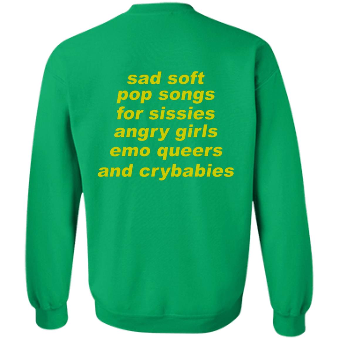 Muna Sad Soft Pop Songs Shirt Whereis Muna Merch Sad Soft Pop Songs For Sissies Angry Girls Emo Queers And Crybabies Shirt - Teechipus