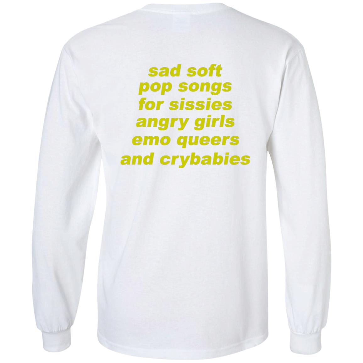 Muna Sad Soft Pop Songs Shirt Whereis Muna Merch Sad Soft Pop Songs For Sissies Angry Girls Emo Queers And Crybabies Shirt - Teechipus