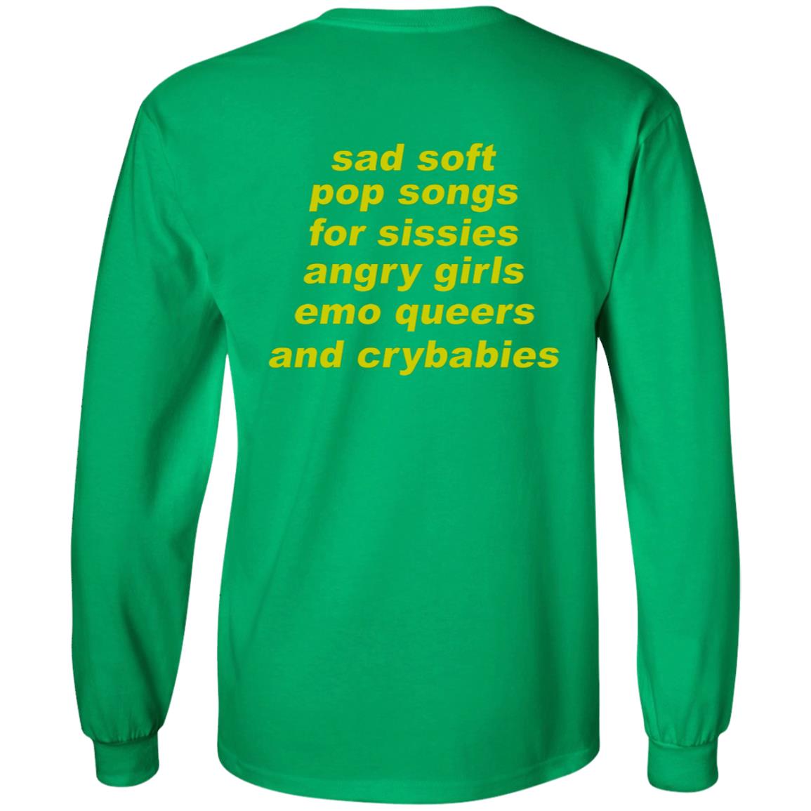Muna Sad Soft Pop Songs Shirt Whereis Muna Merch Sad Soft Pop Songs For Sissies Angry Girls Emo Queers And Crybabies Shirt - Teechipus