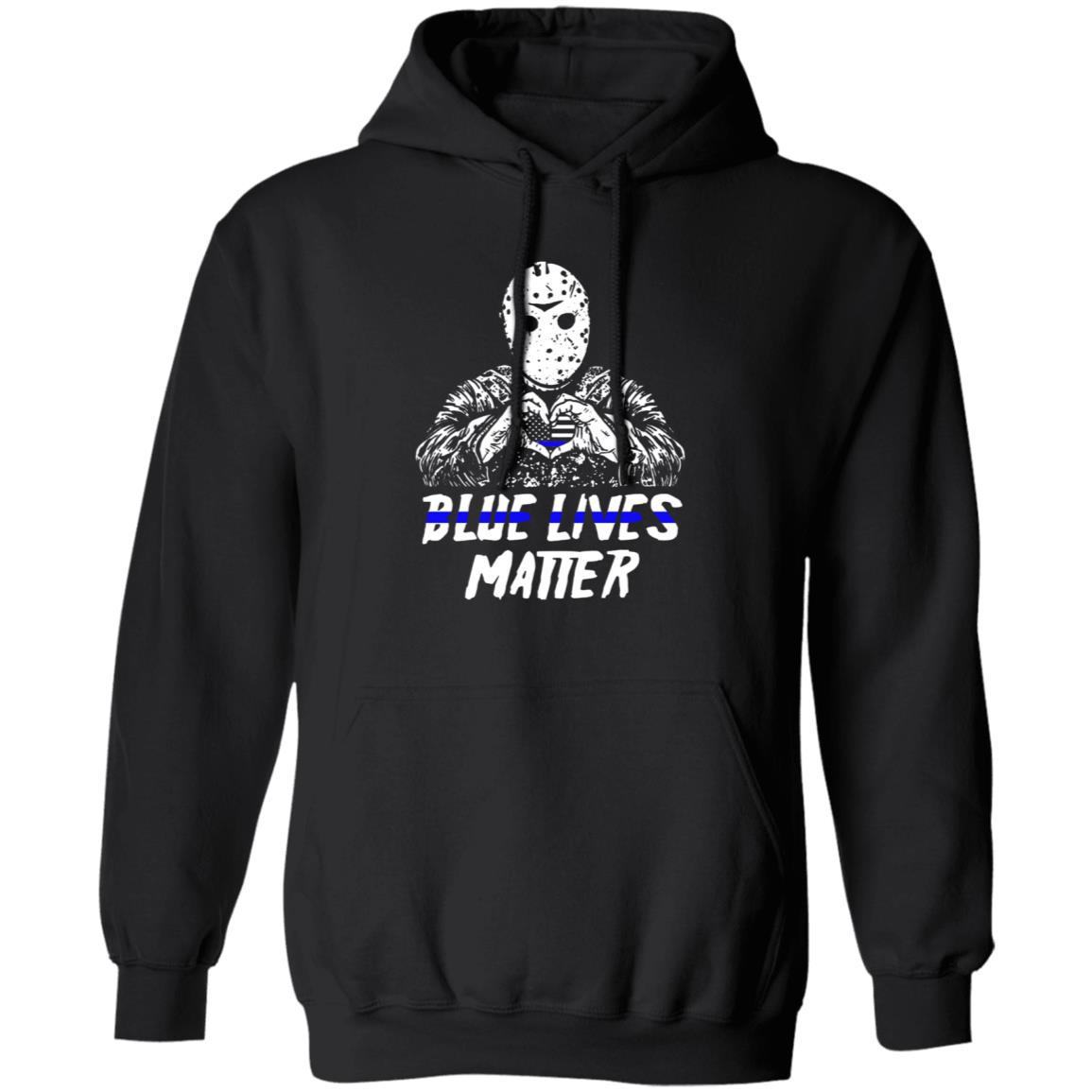 Blue Lives Matter Animeserbia Blue Lives Matter Shirt Hoodie Sweatshirt - Teechipus
