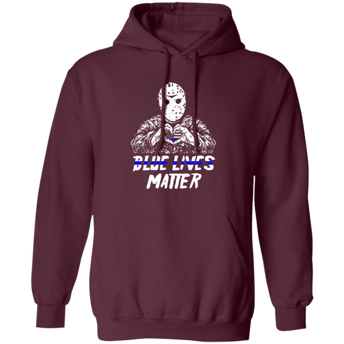 Blue Lives Matter Animeserbia Blue Lives Matter Shirt Hoodie Sweatshirt - Teechipus