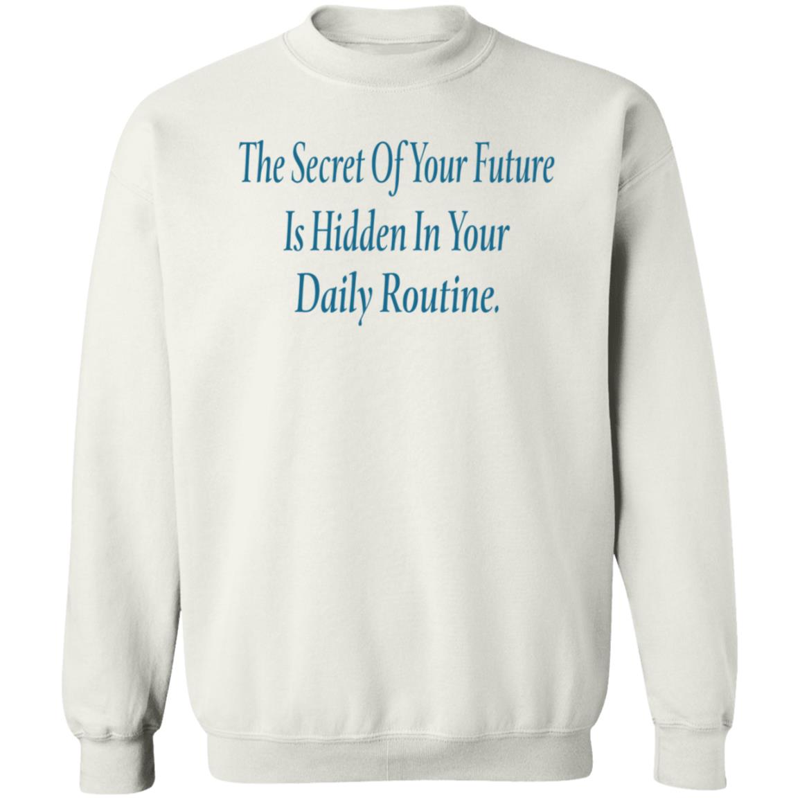 The Secret Of Your Future Is Hidden In Your Daily Routine Shirt Hoodie Sweatshirt - Teechipus