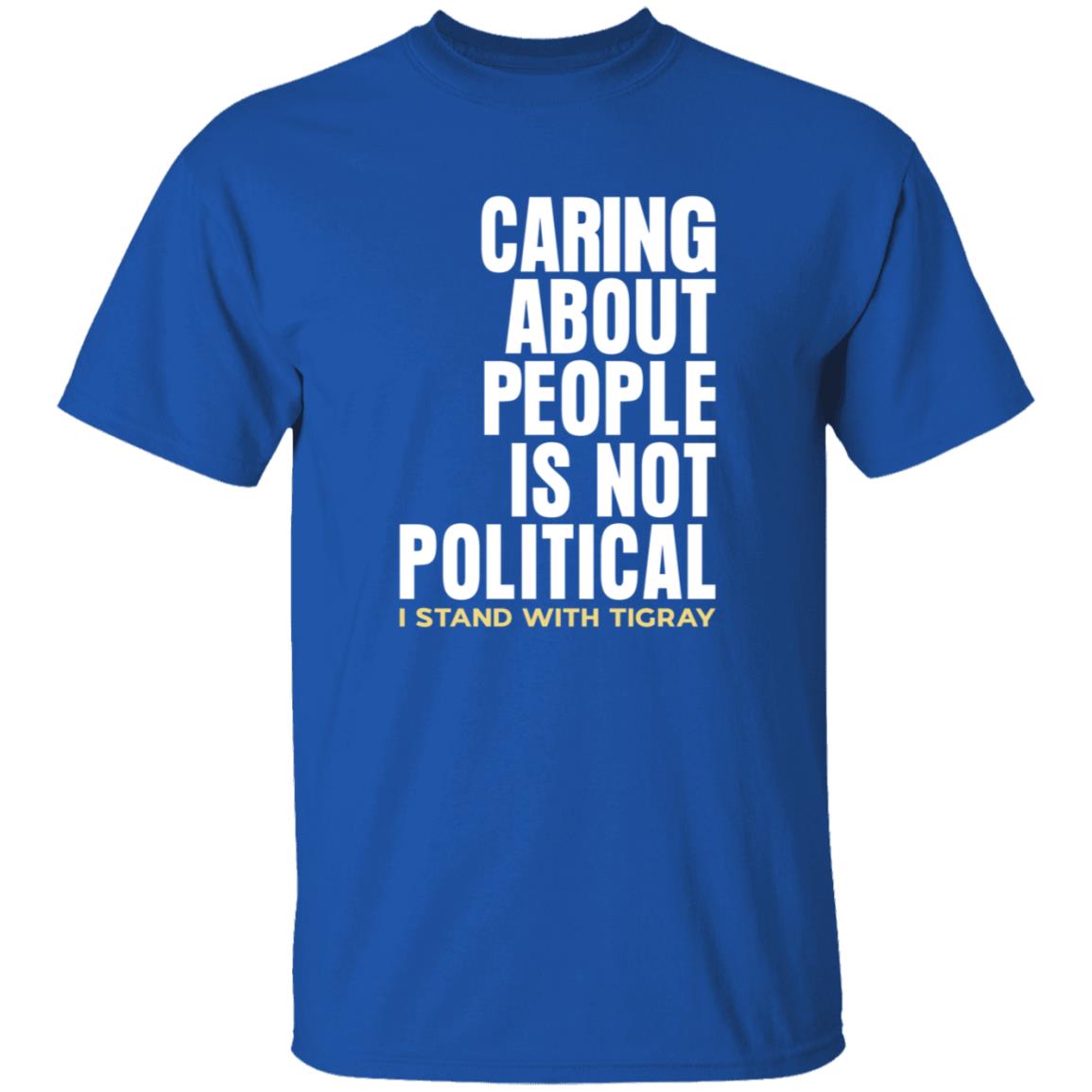 Caring About People Is Not Political I Stand With Tigray Shirt Shop Konjo Caring About People Is Not Political Shirt - Teechipus
