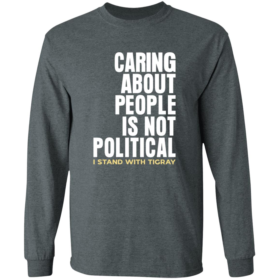 Caring About People Is Not Political I Stand With Tigray Shirt Shop Konjo Caring About People Is Not Political Shirt - Teechipus