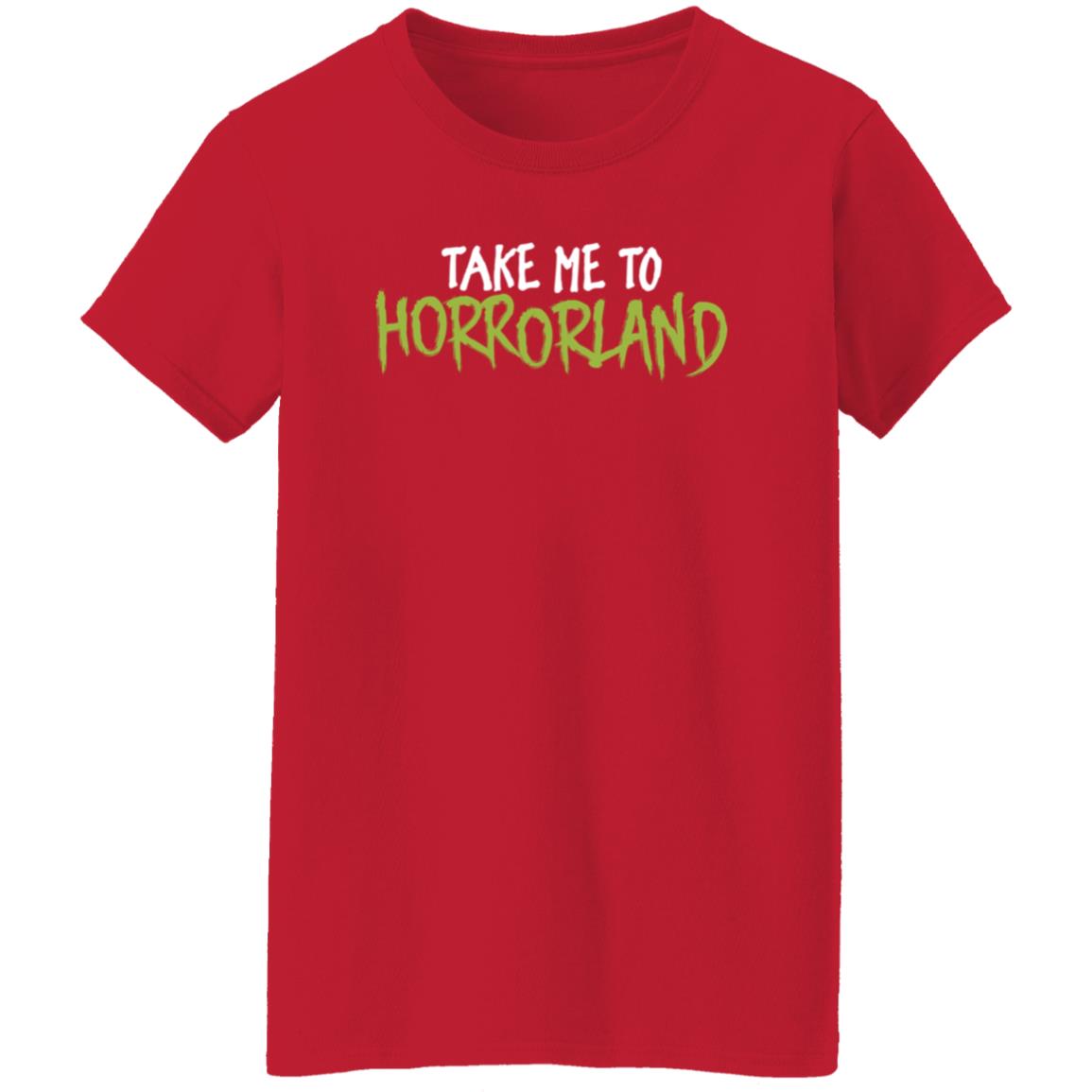 Nightmare On Film Street Store Take Me To Horrorland Shirt Kimmikillzombie Take Me To Horrorland Shirt - Teechipus