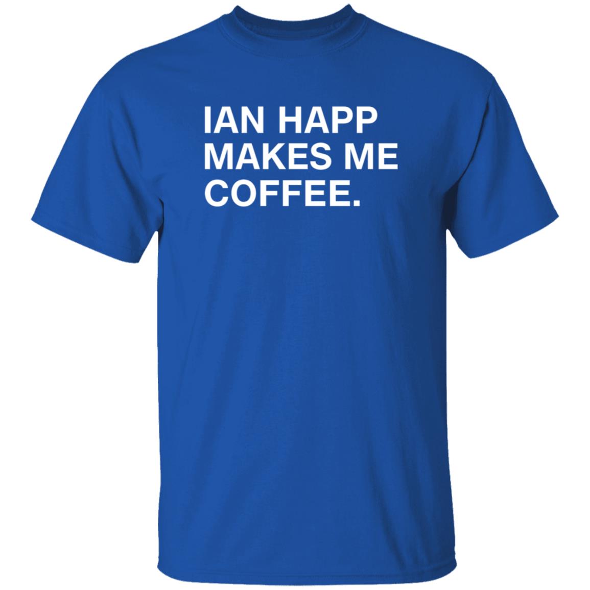 Ian Happ Makes Me Coffee Shirt Devinwenzel Ian Happ Makes Me Coffee Shirt - Teechipus