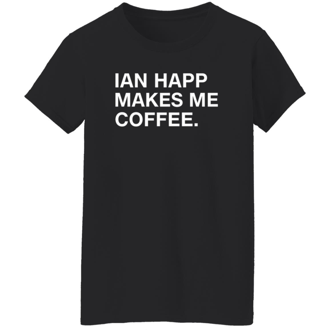 Ian Happ Makes Me Coffee Shirt Devinwenzel Ian Happ Makes Me Coffee Shirt - Teechipus
