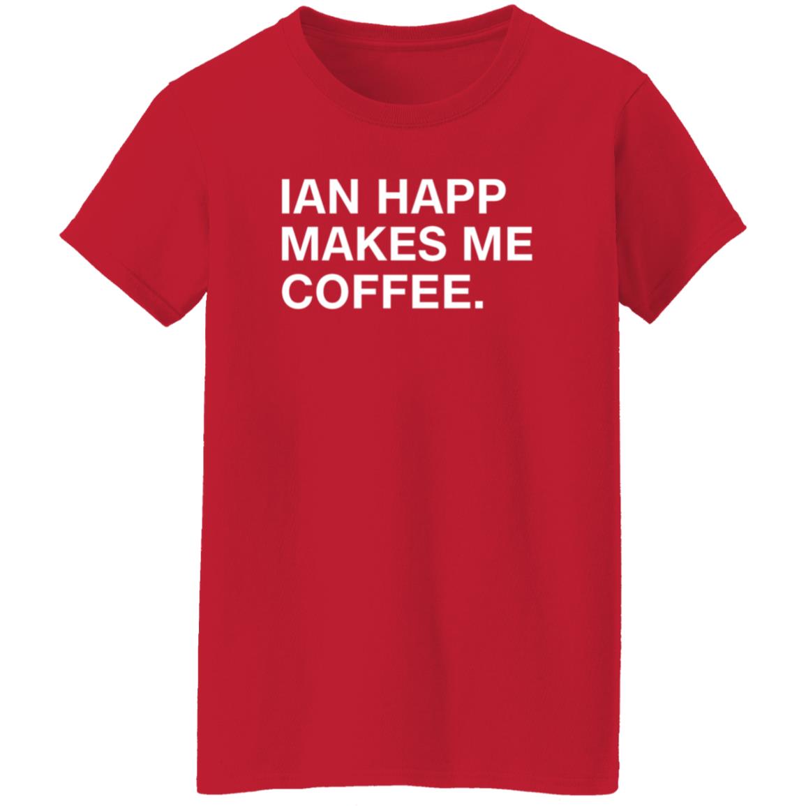 Ian Happ Makes Me Coffee Shirt Devinwenzel Ian Happ Makes Me Coffee Shirt - Teechipus