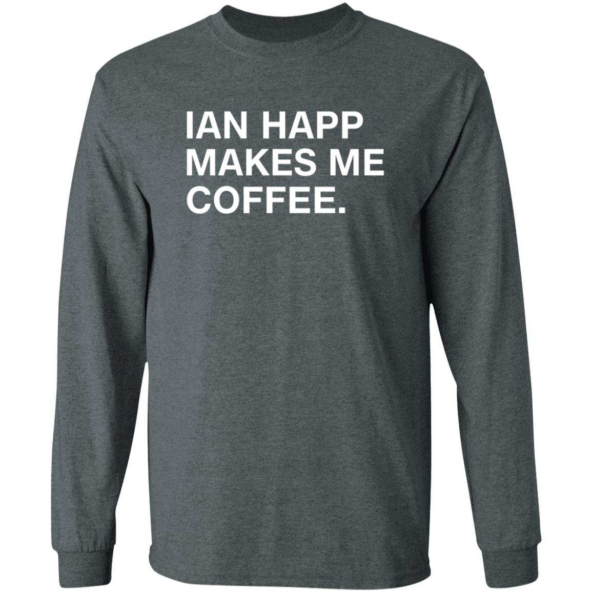 Ian Happ Makes Me Coffee Shirt Devinwenzel Ian Happ Makes Me Coffee Shirt - Teechipus