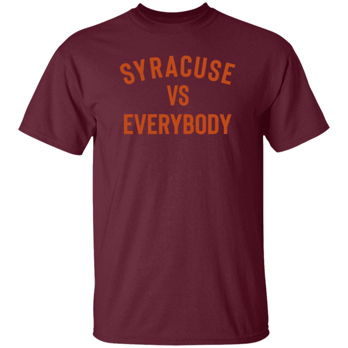 Syracuse Vs Everybody Shirt Universitysupplies Store Syracuse Vs Everybody Shirt Hoodie Sweatshirt - Teechipus
