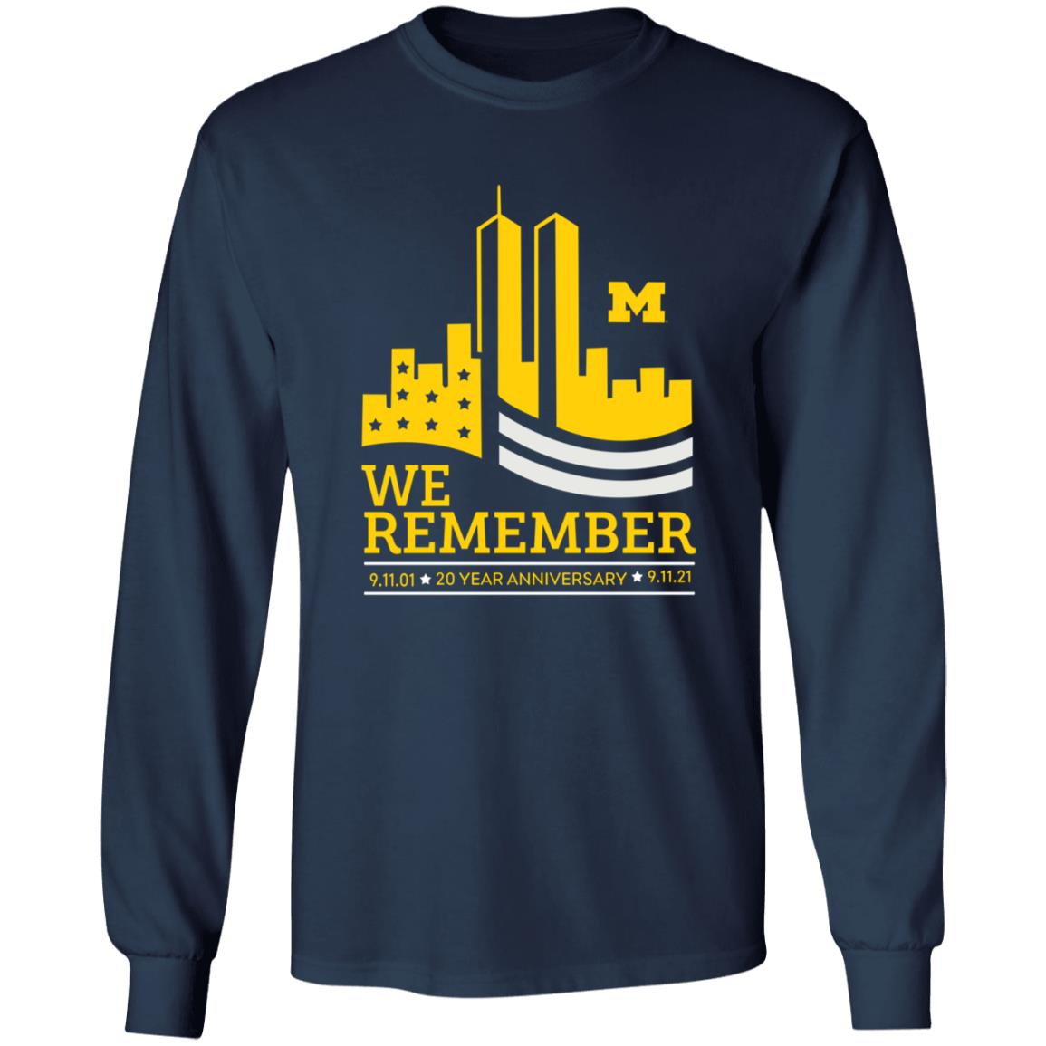 Valiant University Of Michigan 9 11 We Remember Shirt Dave Portnoy Shirt Hoodie Sweatshirt - Teechipus
