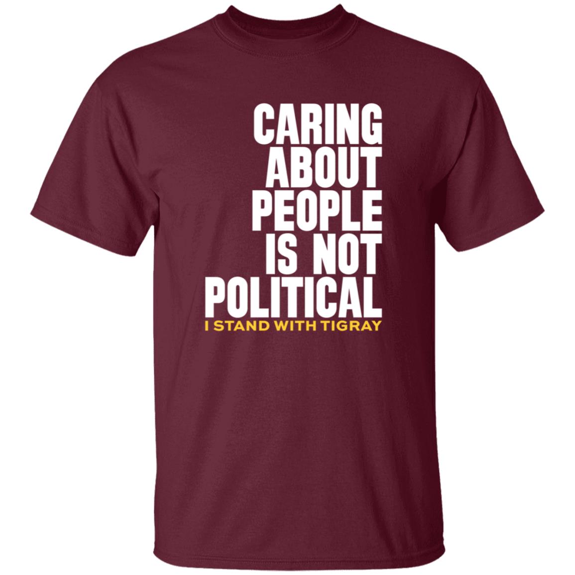 Caring About People Is Not Political Shirt Betaniajackson Caring About People Is Not Political Shirt - Teechipus