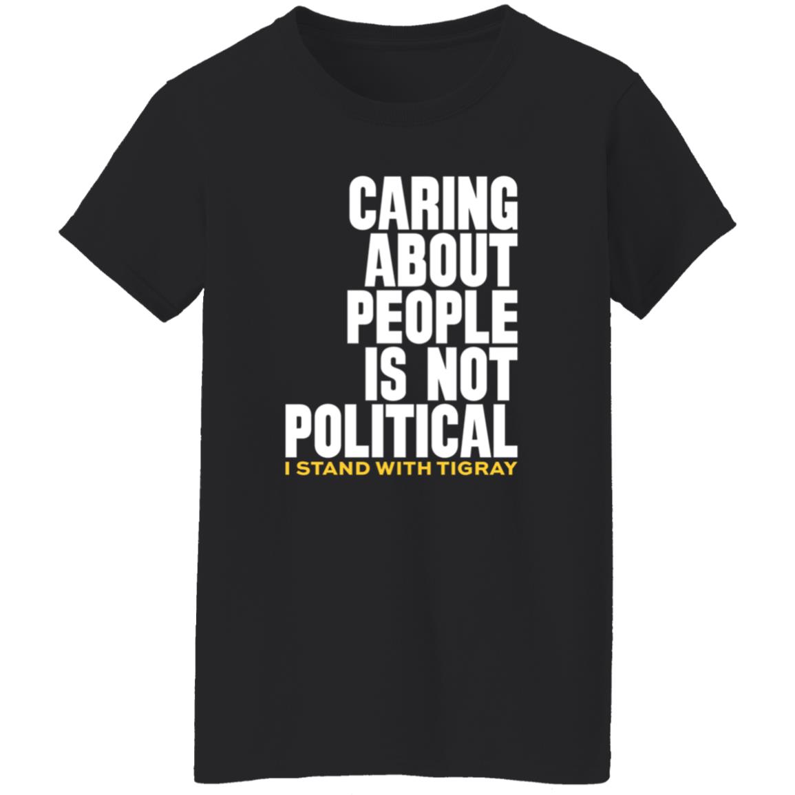 Caring About People Is Not Political Shirt Betaniajackson Caring About People Is Not Political Shirt - Teechipus