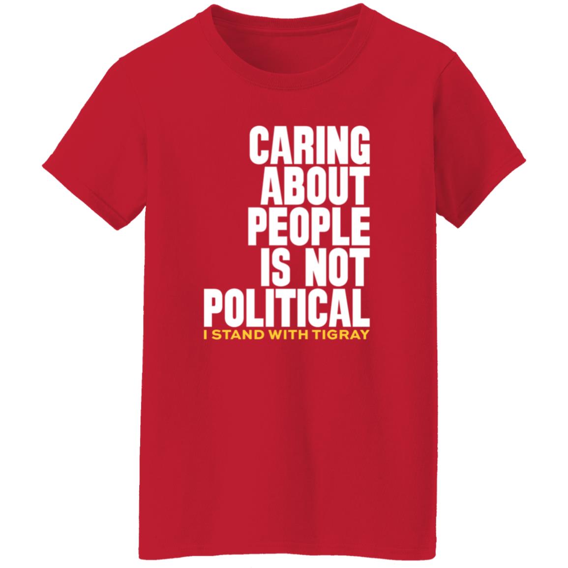Caring About People Is Not Political Shirt Betaniajackson Caring About People Is Not Political Shirt - Teechipus