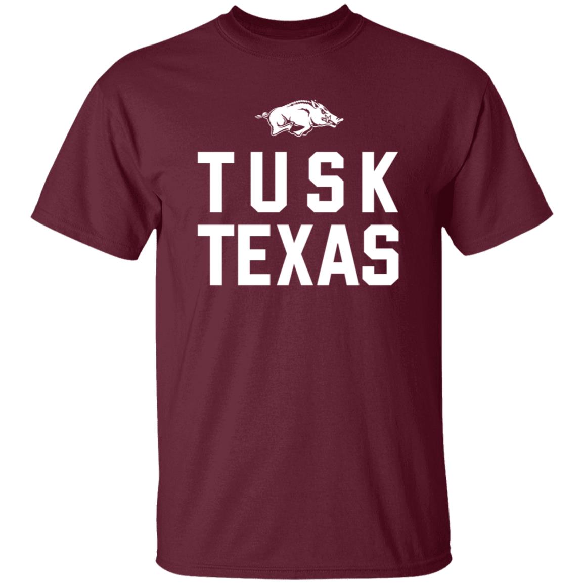 Tuck Fexas Shirt Arkansas Tusk Fexas Shirt Drew Barrett Tusk Texas Shirt - Teechipus