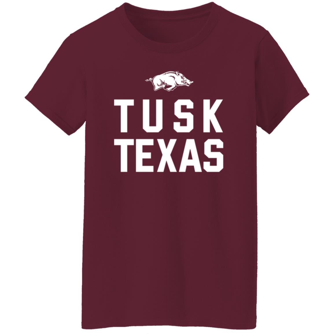 Tuck Fexas Shirt Arkansas Tusk Fexas Shirt Drew Barrett Tusk Texas Shirt - Teechipus
