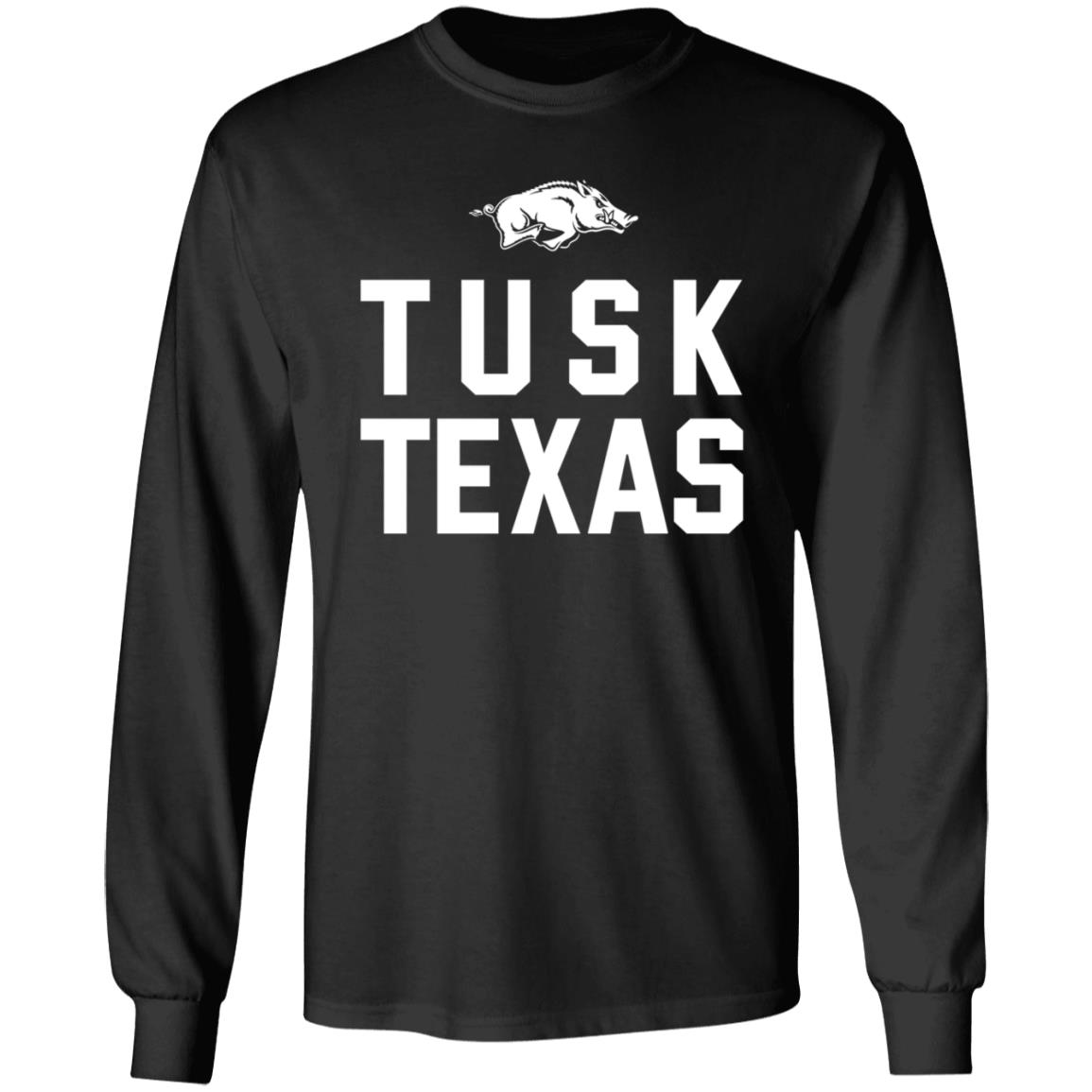 Tuck Fexas Shirt Arkansas Tusk Fexas Shirt Drew Barrett Tusk Texas Shirt - Teechipus