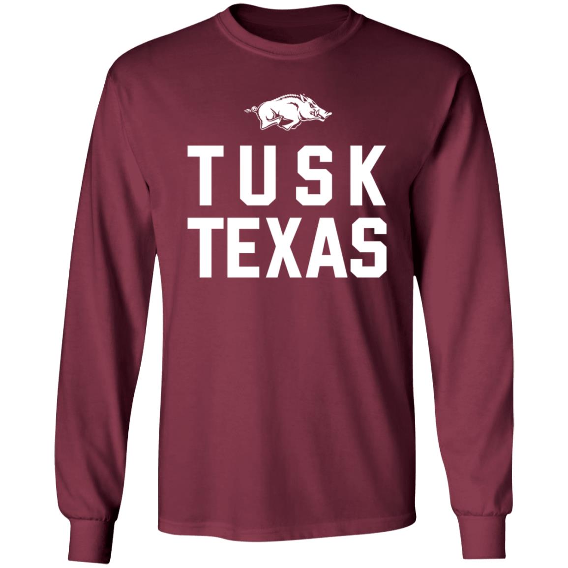 Tuck Fexas Shirt Arkansas Tusk Fexas Shirt Drew Barrett Tusk Texas Shirt - Teechipus