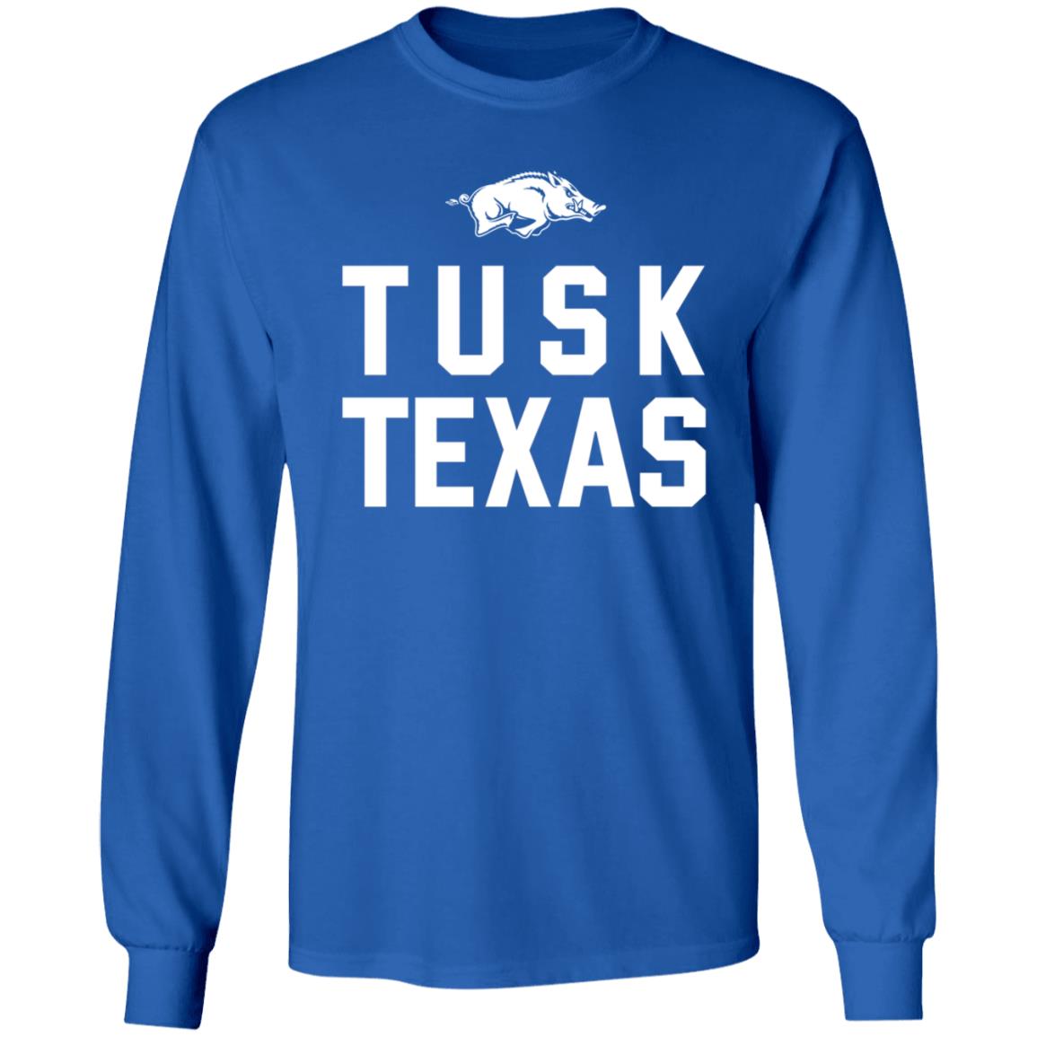 Tuck Fexas Shirt Arkansas Tusk Fexas Shirt Drew Barrett Tusk Texas Shirt - Teechipus