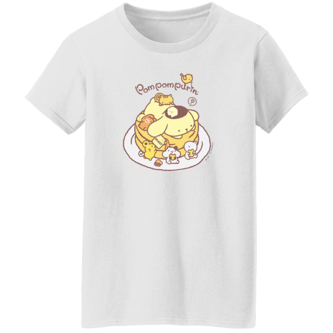 Pom Pom Purin Pancake Shirt Lovedoveclarke Pom Pom Purin Pancake Shirt - Teechipus