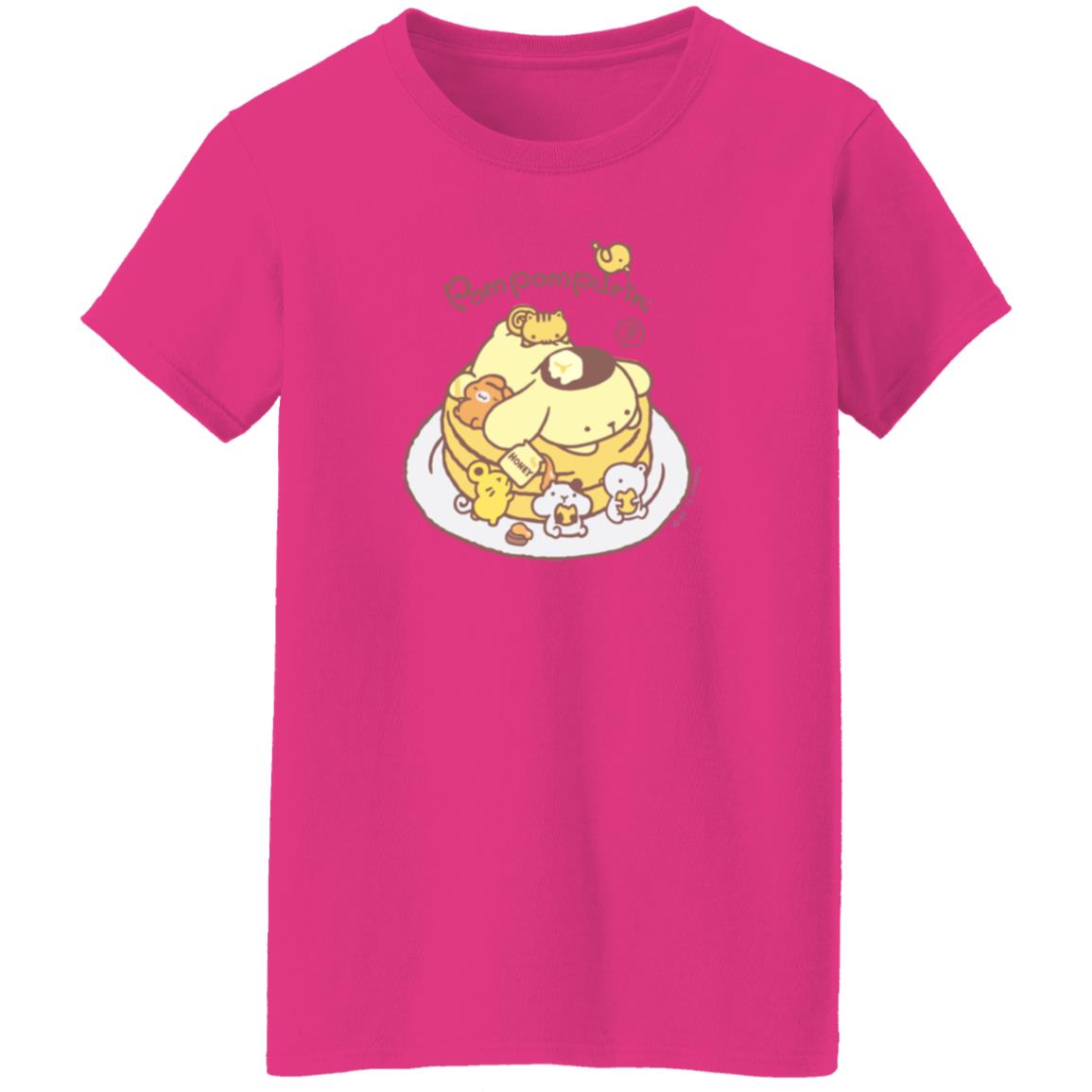 Pom Pom Purin Pancake Shirt Lovedoveclarke Pom Pom Purin Pancake Shirt - Teechipus