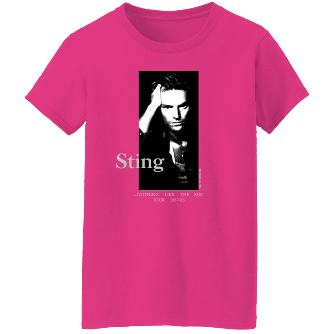 87 88 Sting Nothing Like The Sun Tour T Shirt Hoodie Sweatshirt - Teechipus