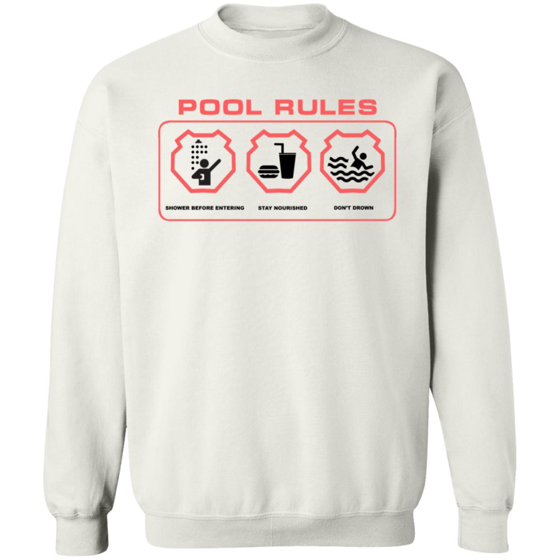 Panda Merch Pool Rules Shirt Drowned In Pools - Teechipus