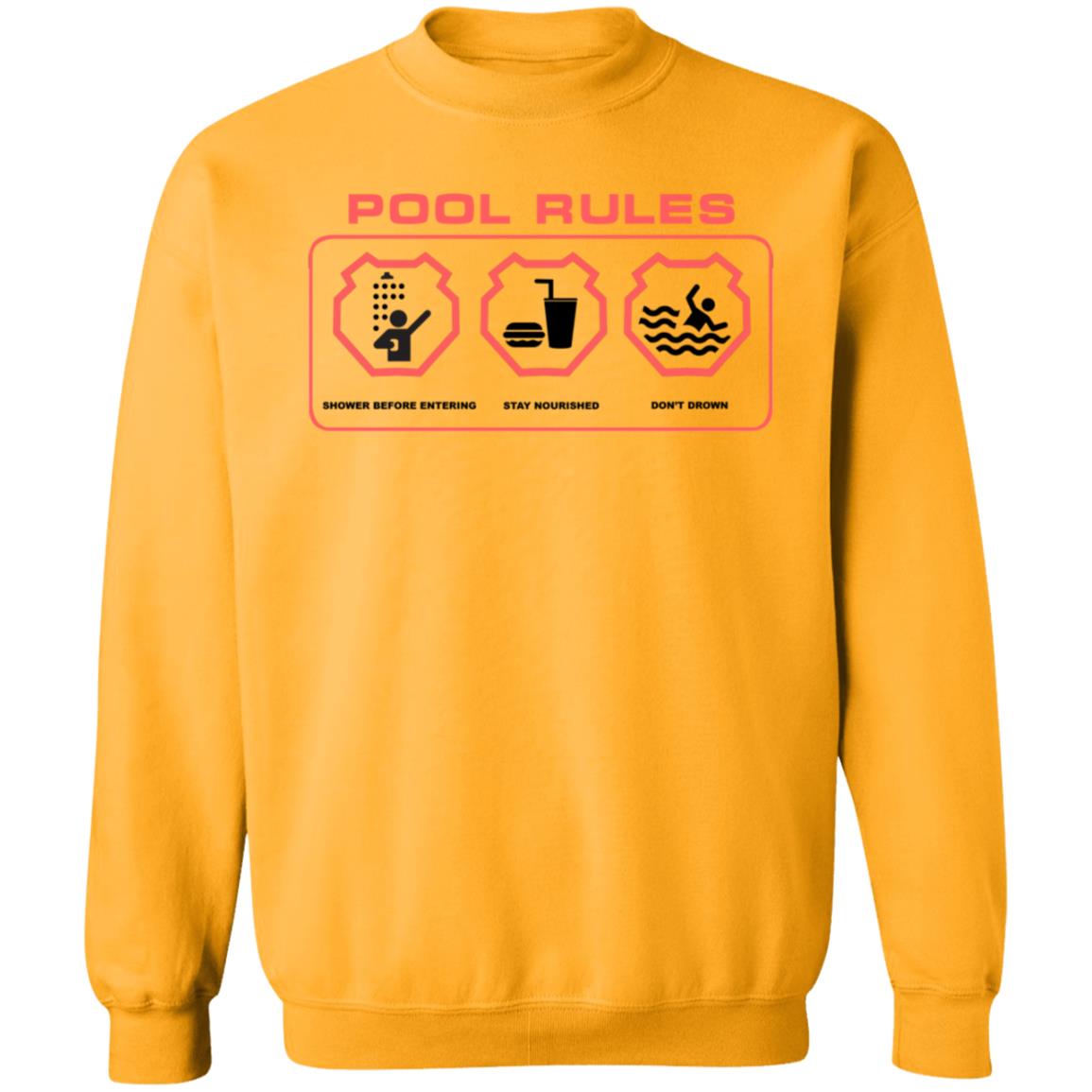 Panda Merch Pool Rules Shirt Drowned In Pools - Teechipus