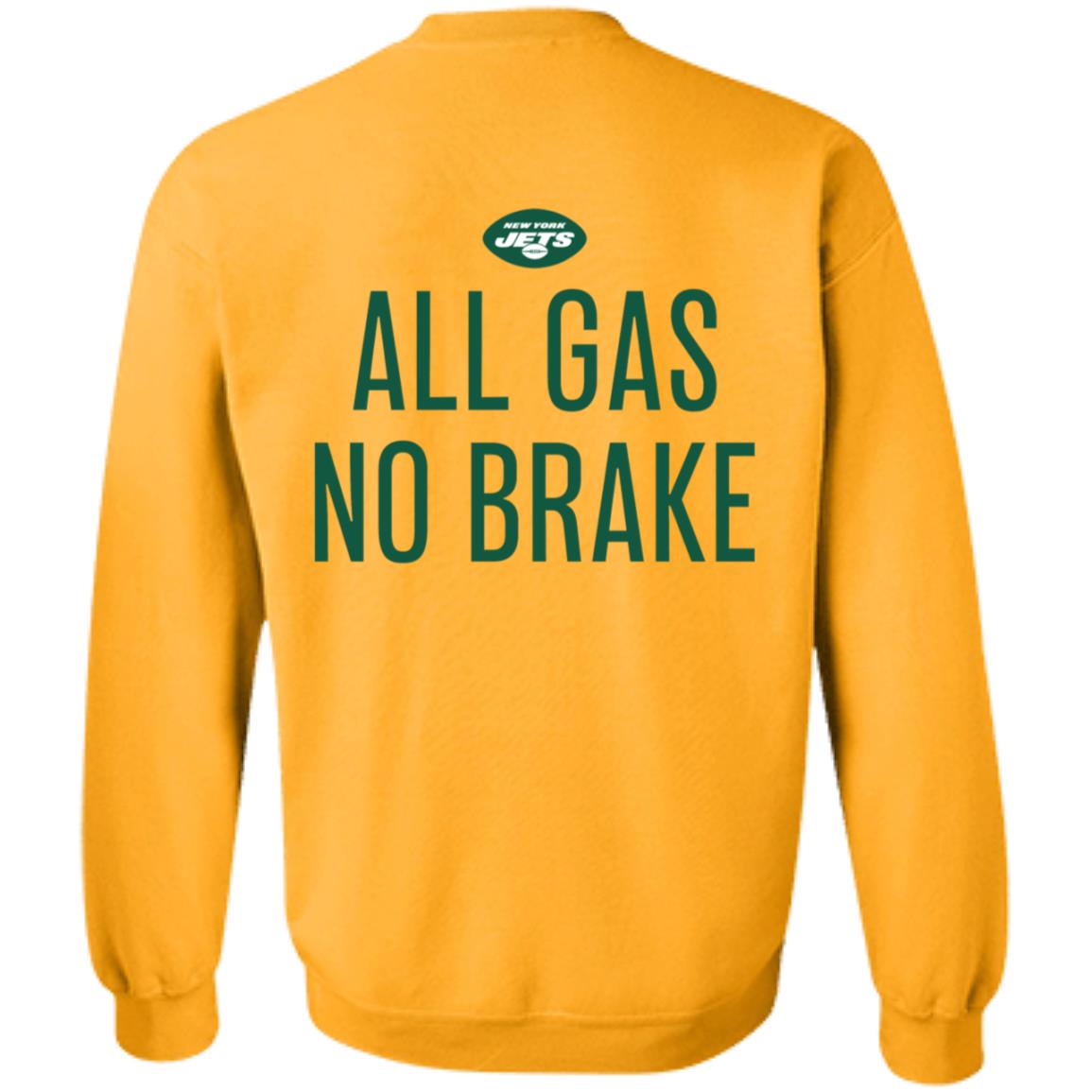 Zachary Wilson All Gas No Brake Shirt New York Jets - Teechipus