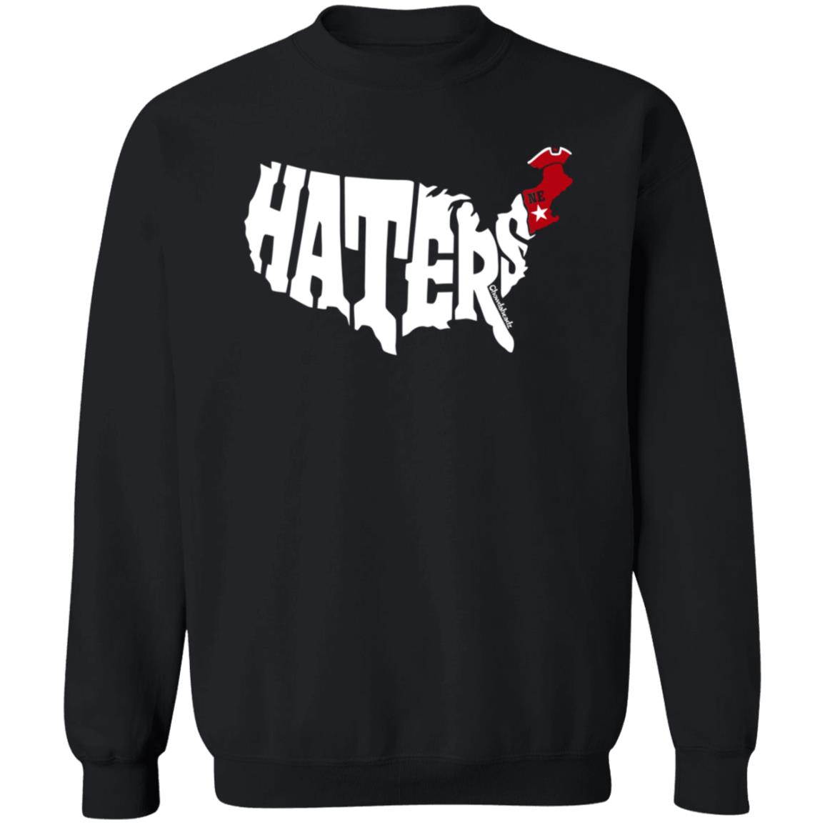 New England Haters Map Shirt Chowdaheadz Stroe Haters Usa Shirt - Teechipus