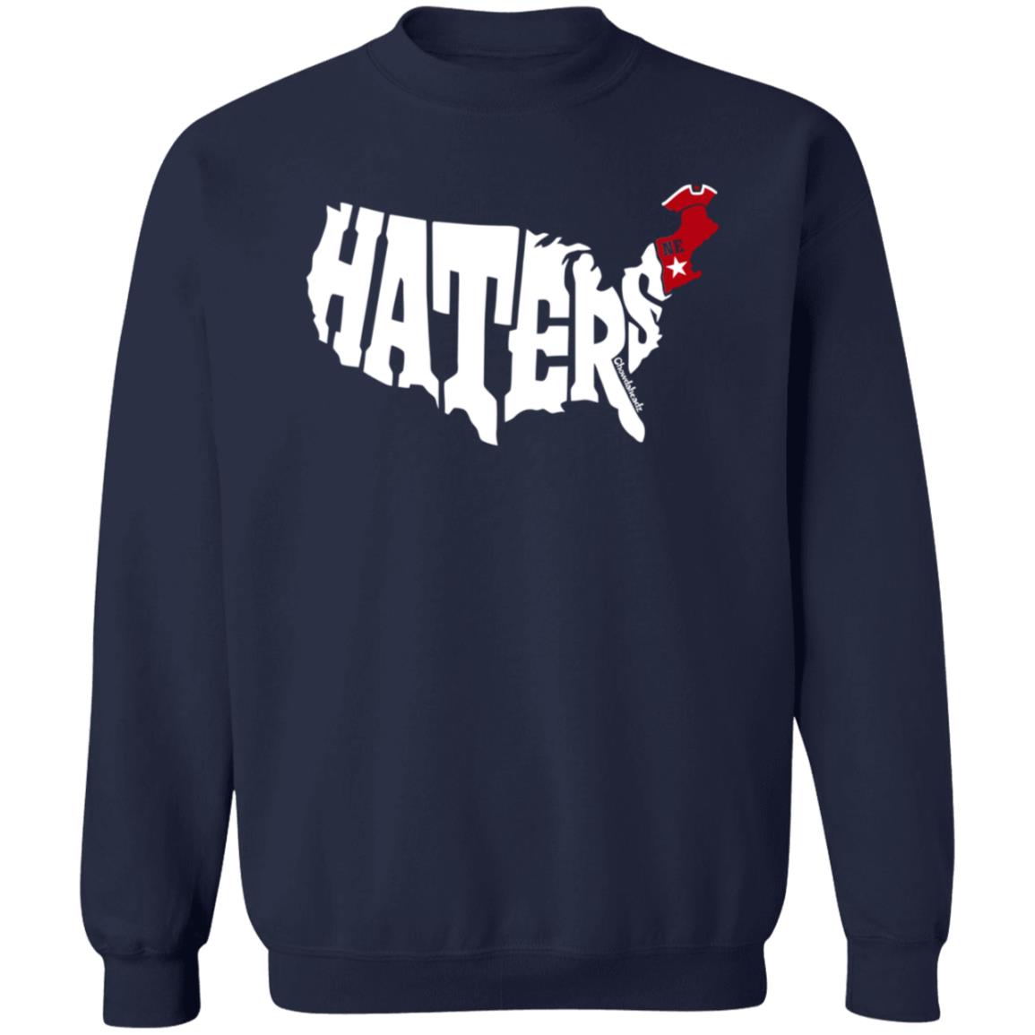 New England Haters Map Shirt Chowdaheadz Stroe Haters Usa Shirt - Teechipus