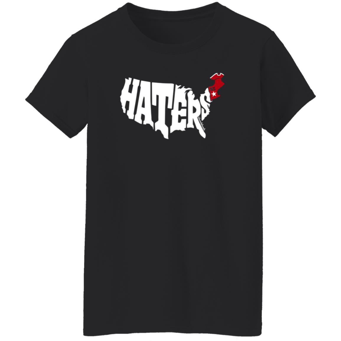 New England Haters Map Shirt Chowdaheadz Stroe Haters Usa Shirt - Teechipus