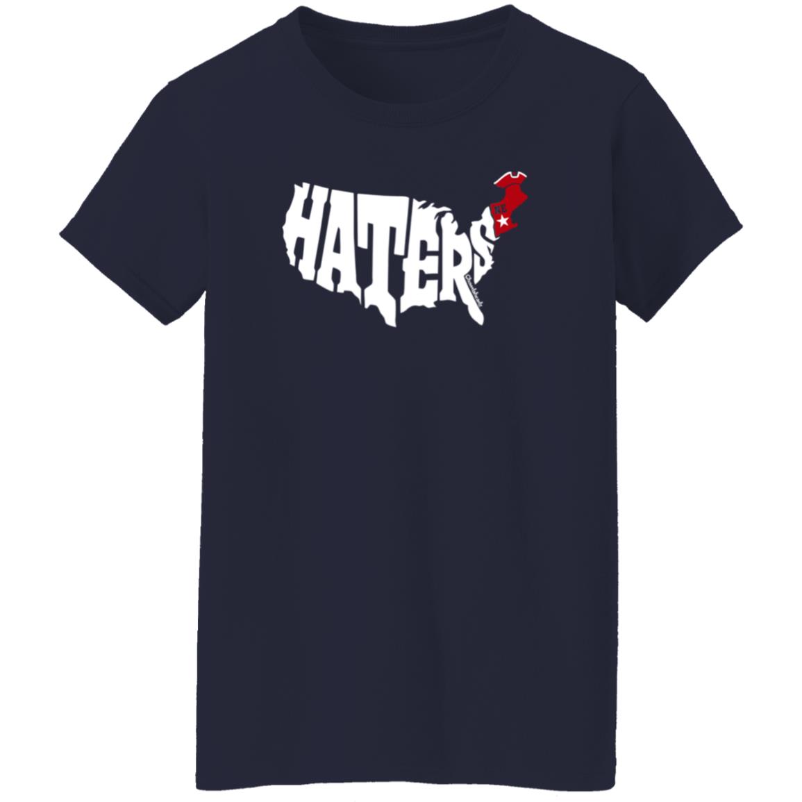 New England Haters Map Shirt Chowdaheadz Stroe Haters Usa Shirt - Teechipus