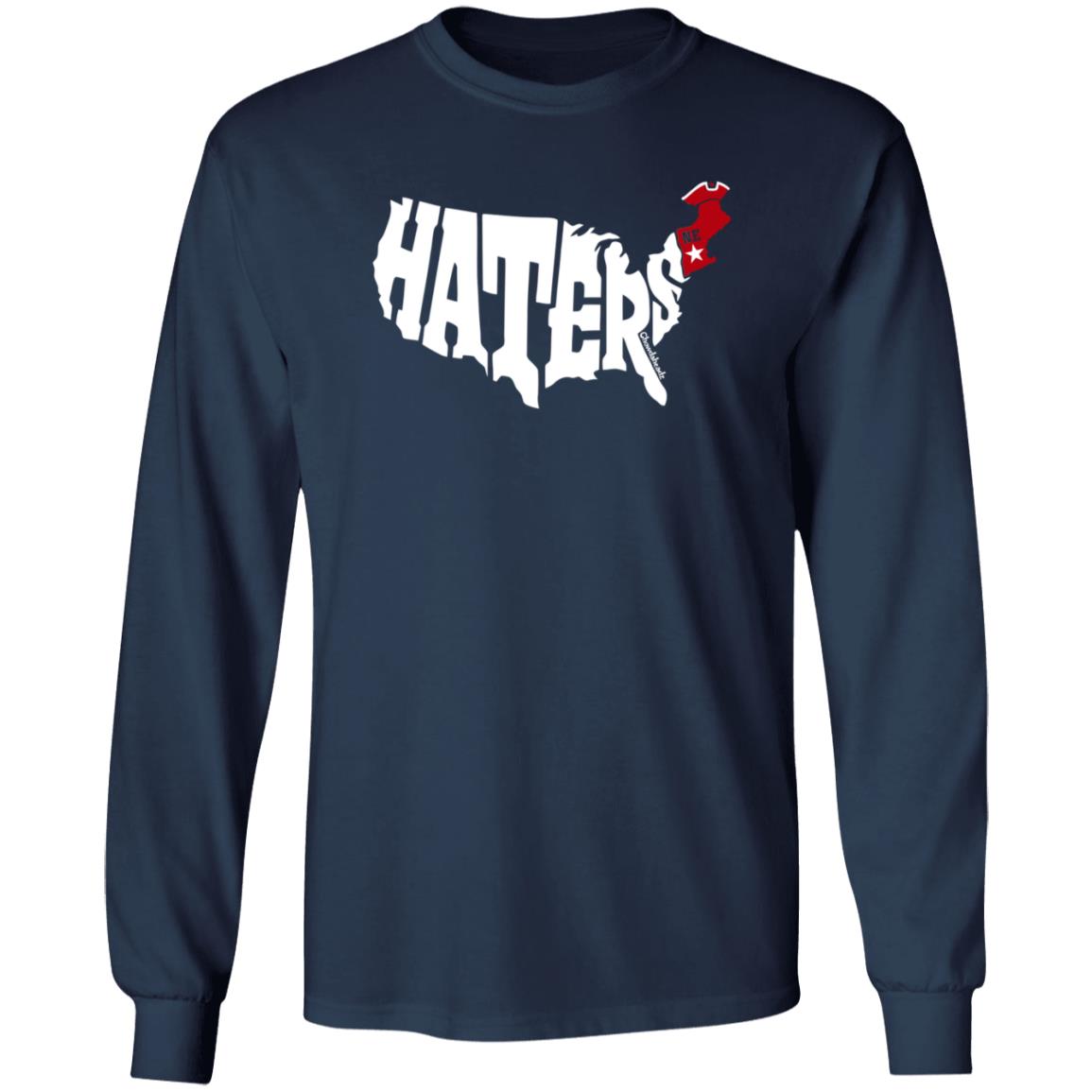 New England Haters Map Shirt Chowdaheadz Stroe Haters Usa Shirt - Teechipus