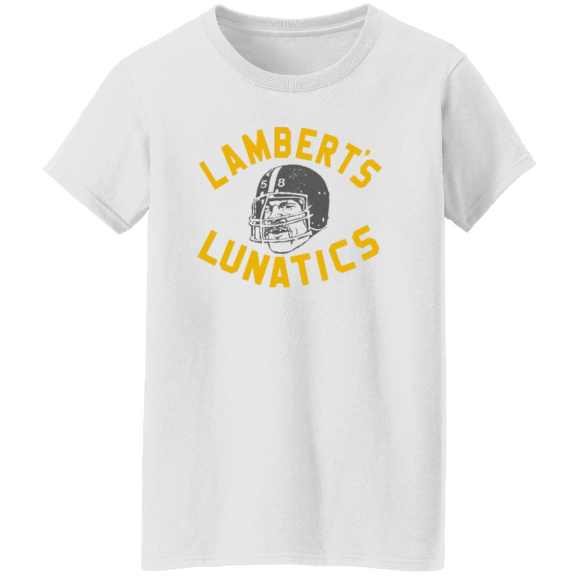 Lambert's Lunatics Shirt Cam Heyward Wearing Jack Lambert Pittsburgh Steelers Shirt - Teechipus