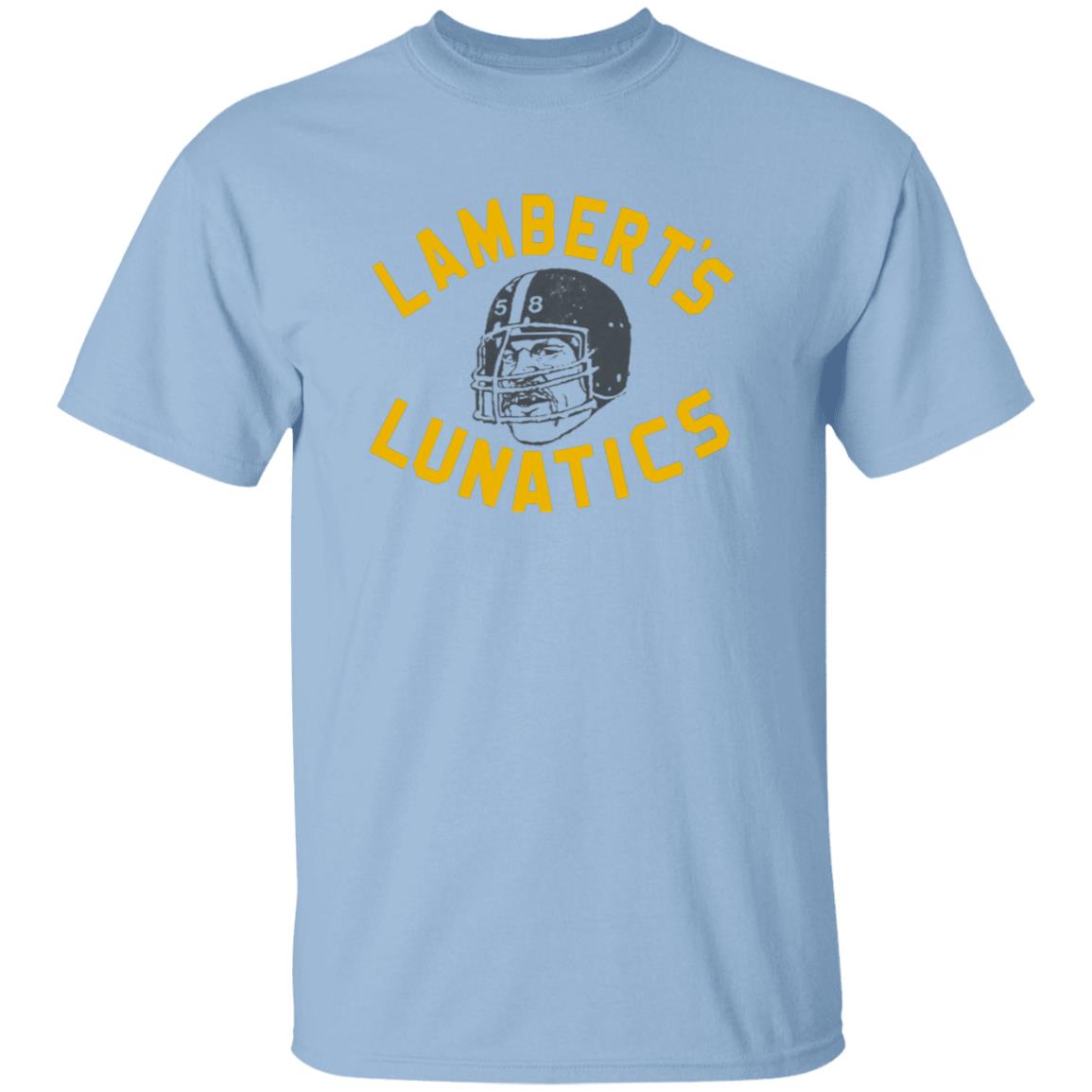 Lambert's Lunatics Shirt Cam Heyward Wearing Jack Lambert Pittsburgh Steelers Shirt - Teechipus