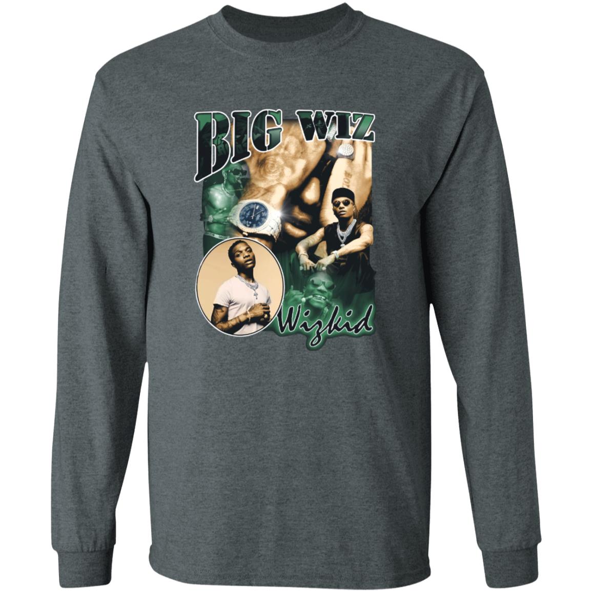 Big Wiz Wizkid Shirt Made In Lagos Merch Big Wiz Wizkid Shirt Lagos Merch Wizkid 2021 Shirt Hoodie Sweatshirt - Teechipus