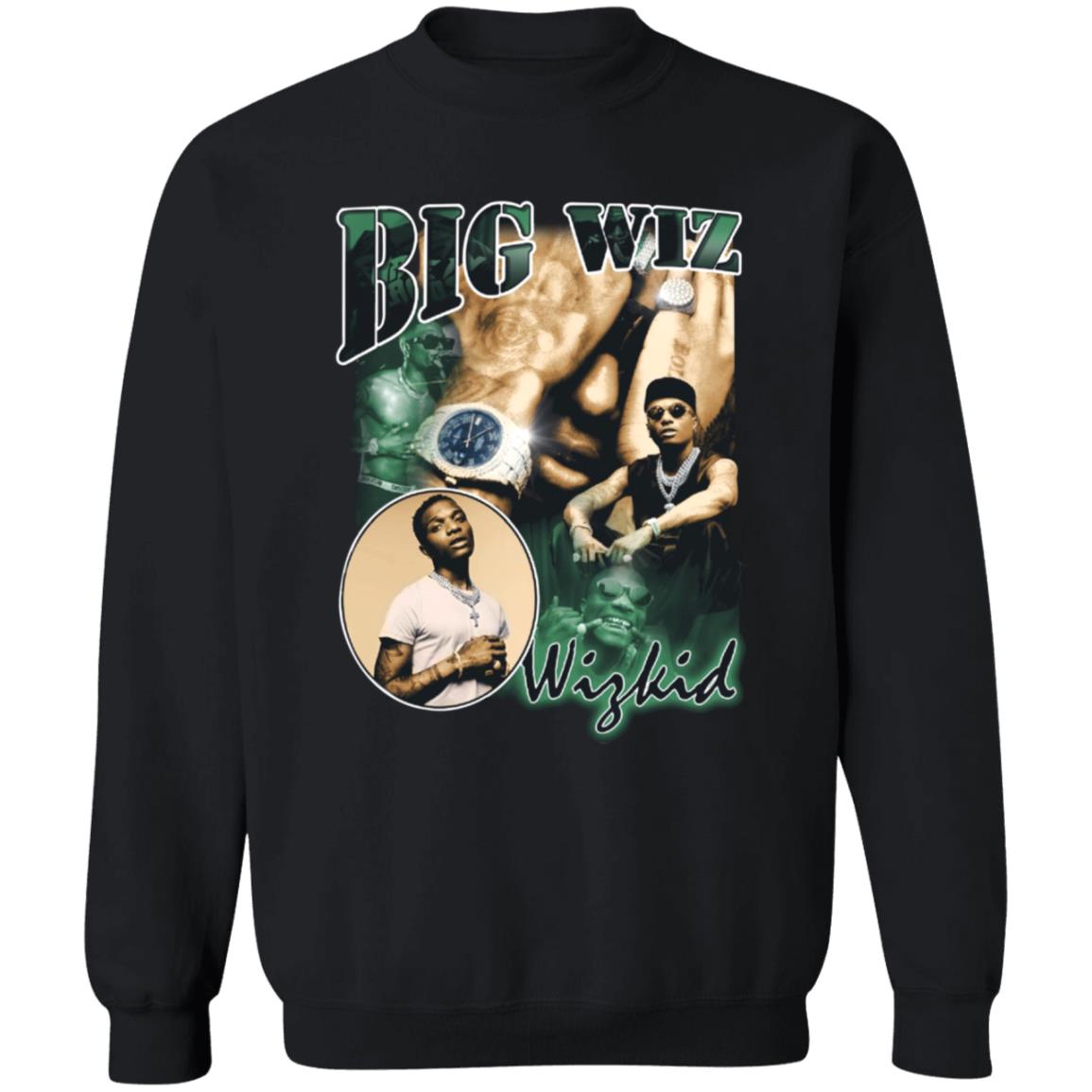 Big Wiz Wizkid Shirt Made In Lagos Merch Big Wiz Wizkid Shirt Lagos Merch Wizkid 2021 Shirt Hoodie Sweatshirt - Teechipus
