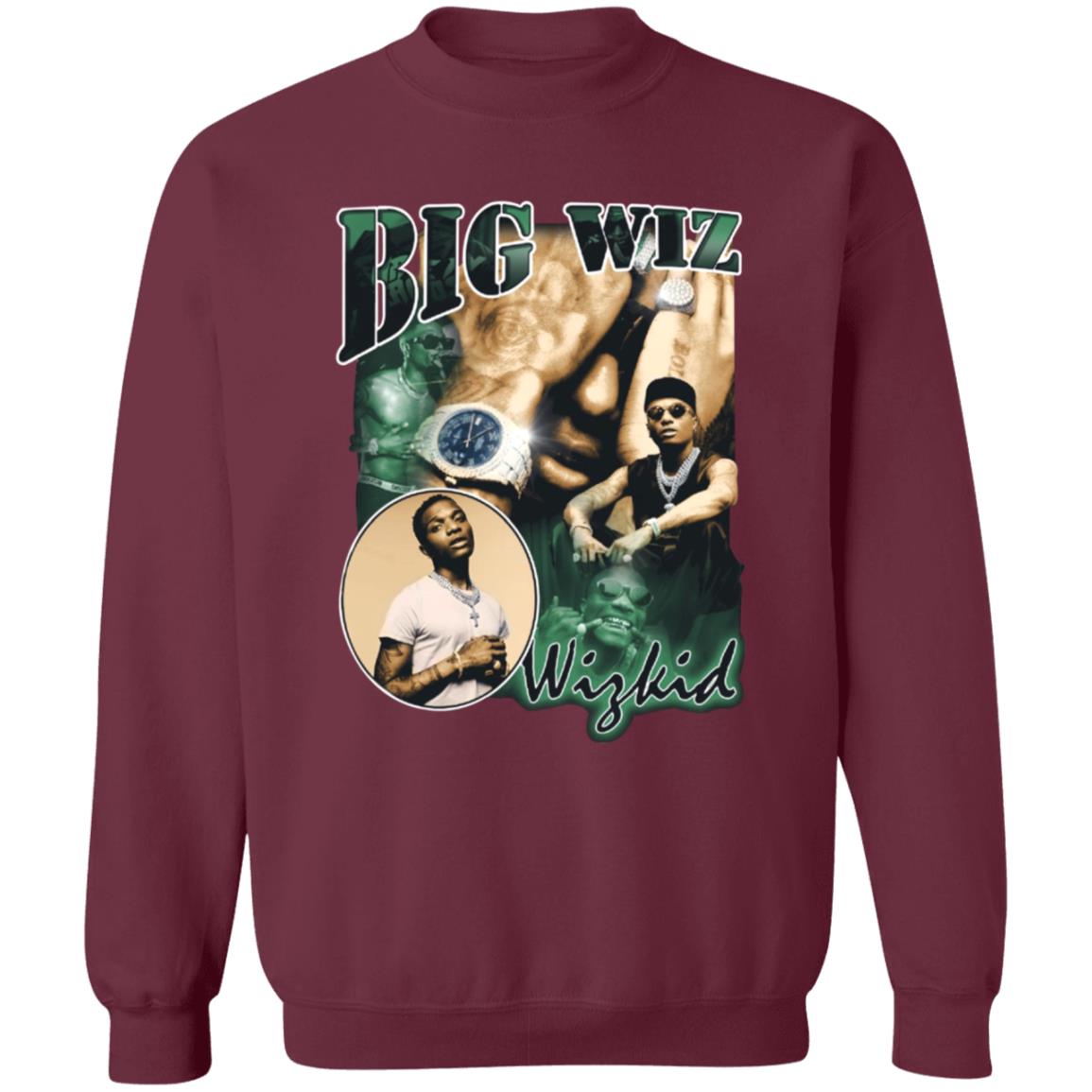 Big Wiz Wizkid Shirt Made In Lagos Merch Big Wiz Wizkid Shirt Lagos Merch Wizkid 2021 Shirt Hoodie Sweatshirt - Teechipus